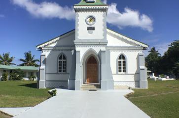 Le temple protestant de Haapiti